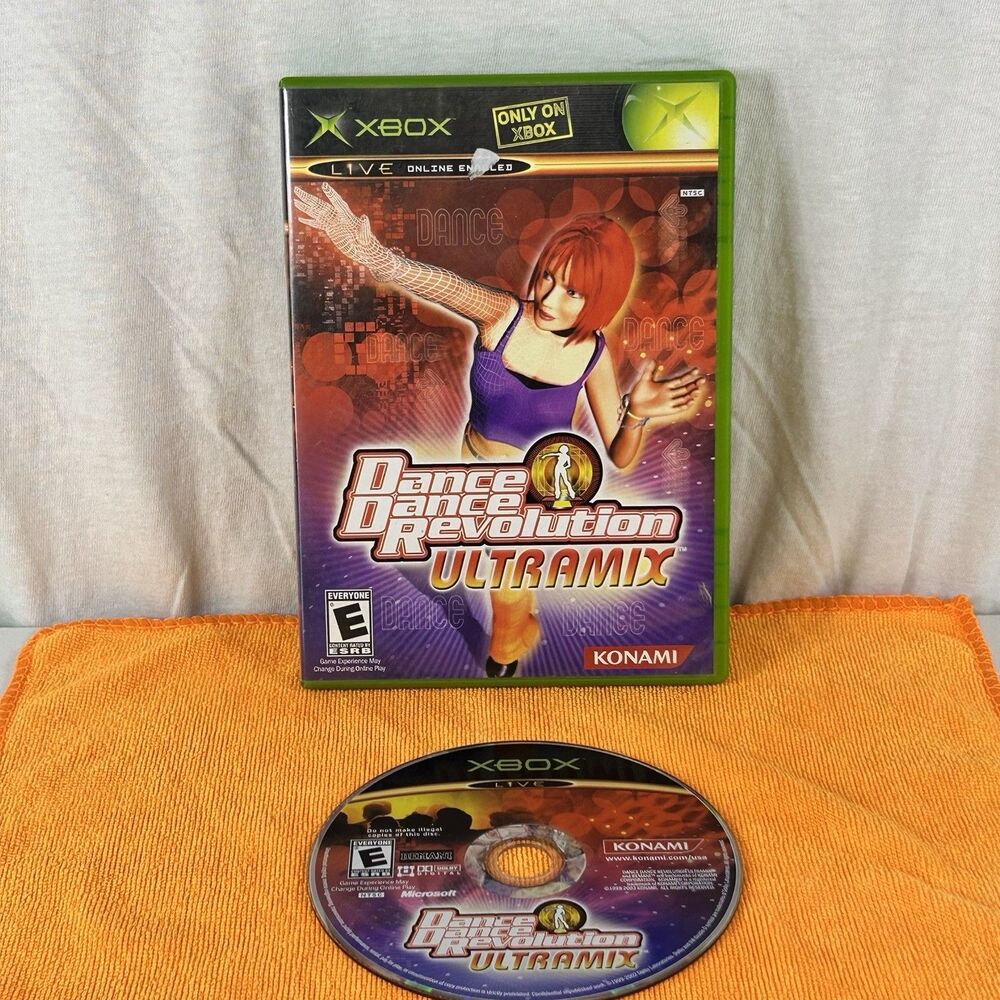 Dance Dance Revolution Ultramix Original Xbox Video Game Tested